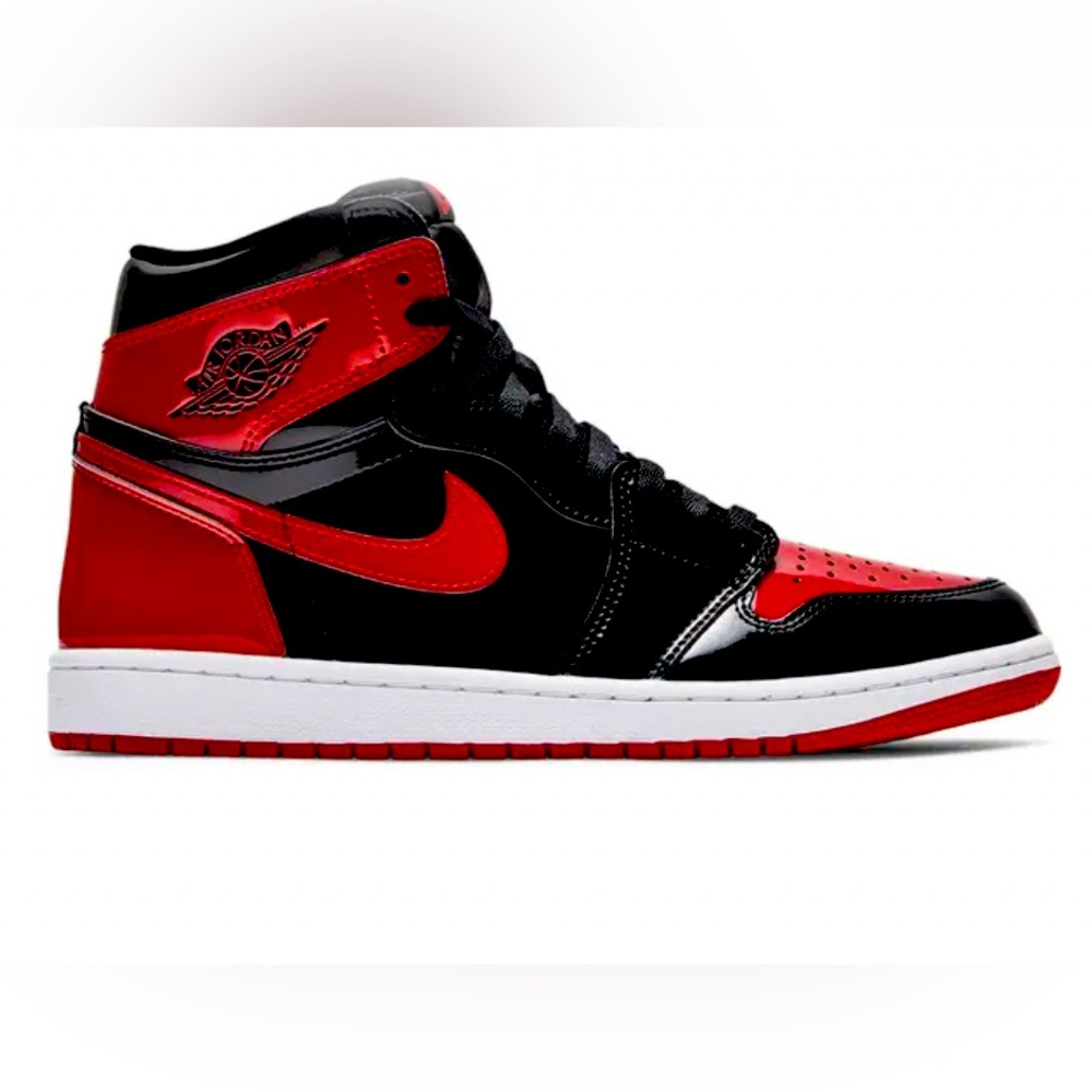AIR JORDAN 1 RETRO HIGH OG 'PATENT BRED' SNEAKERS FOR MEN